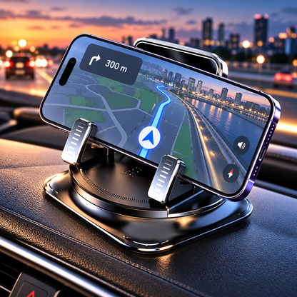 360° Döner Araç İçi Telefon Tutucu 🚗